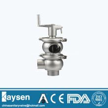 Sanitary manual mixproof valves